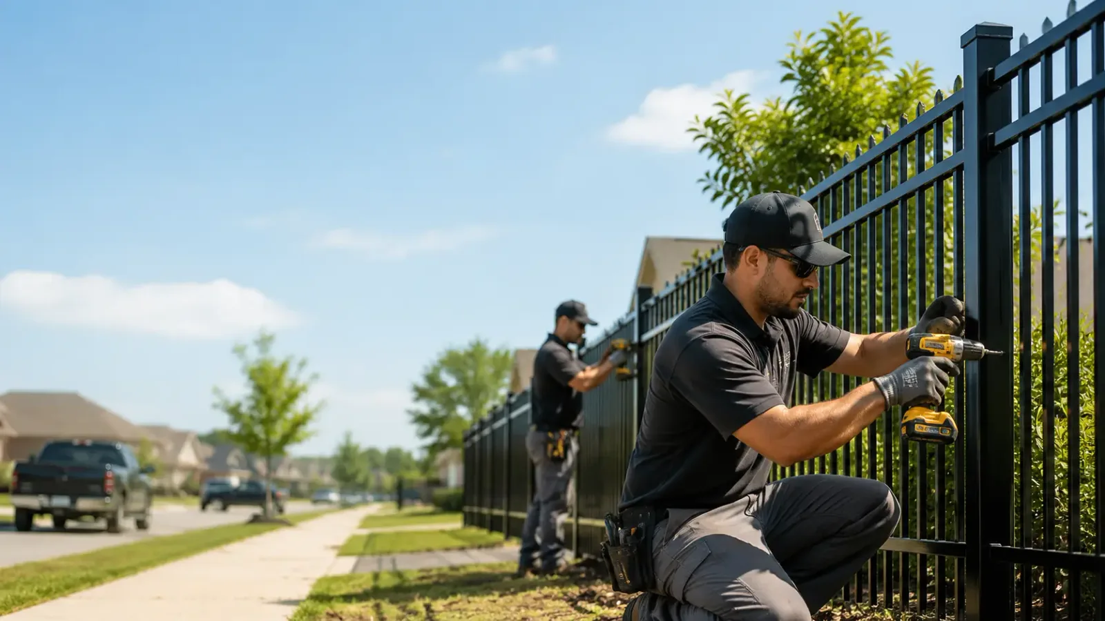 Metal Fence Installation in Combs, AR